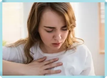 여자 왼쪽 가슴 통증 원인과 증상